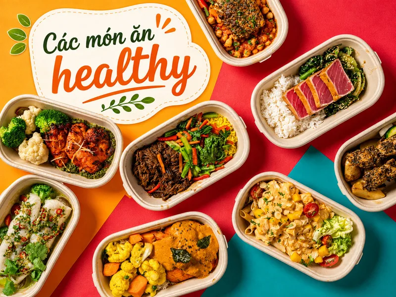 Các món ăn healthy ngày càng được lựa chọn nhờ nguyên liệu tươi, cách chế biến đơn giản và khả năng cân bằng nhiều nhóm dinh dưỡng.